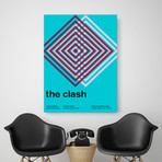 The Clash 1981 // Blue (Paper Print: 16"W x 22"H)