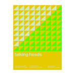 Talking Heads 1975 // Yellow (Canvas Print: 36"W x 48"H)