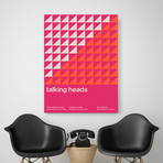 Talking Heads 1975 // Pink (Paper Print: 16"W x 22"H)