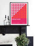 Talking Heads 1975 // Pink (Paper Print: 16"W x 22"H)