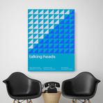 Talking Heads 1975 // Blue (Paper Print: 16"W x 22"H)