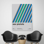 Sex Pistols 1978 // Blue (Paper Print: 16"W x 22"H)