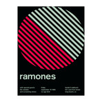 Ramones 1986 // Red (Paper Print: 16"W x 22"H)