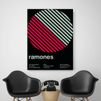 Ramones 1986 // Red (Paper Print: 16"W x 22"H)