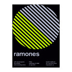 Ramones 1986 // Green (Paper Print: 16"W x 22"H)