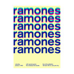 Ramones 1978 // Yellow (Paper Print: 16"W x 22"H)