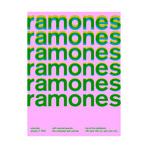 Ramones 1978 // Pink (Paper Print: 16"W x 22"H)