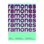 Ramones 1978 // Green (Paper Print: 16"W x 22"H)