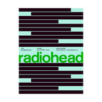 Radiohead 1997 // Green (Paper Print: 16"W x 22"H)