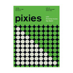 Pixies 1986 // Green (Paper Print: 16"W x 22"H)