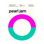 Pearl Jam 1991 // Pink (Paper Print: 16"W x 22"H)