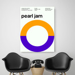 Pearl Jam 1991 // Orange (Paper Print: 16"W x 22"H)