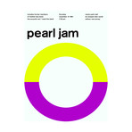 Pearl Jam 1991 // Lime (Paper Print: 16"W x 22"H)