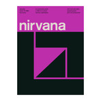 Nirvana 1988 // Pink (Paper Print: 16"W x 22"H)