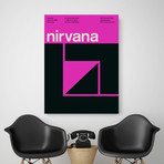 Nirvana 1988 // Pink (Paper Print: 16"W x 22"H)