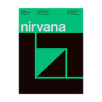 Nirvana 1988 // Green (Paper Print: 16"W x 22"H)