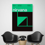 Nirvana 1988 // Green (Paper Print: 16"W x 22"H)