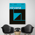 Nirvana 1988 // Blue (Paper Print: 16"W x 22"H)