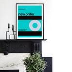 New Order 1989 // Blue (Paper Print: 16"W x 22"H)