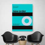 New Order 1989 // Blue (Paper Print: 16"W x 22"H)