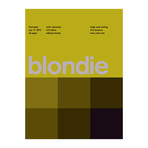 Blondie 1975 // Yellow (Paper Print: 16"W x 22"H)