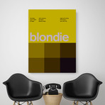 Blondie 1975 // Yellow (Paper Print: 16"W x 22"H)