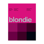 Blondie 1975 // Pink (Paper Print: 16"W x 22"H)