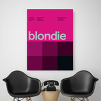 Blondie 1975 // Pink (Paper Print: 16"W x 22"H)