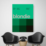 Blondie 1975 // Green (Paper Print: 16"W x 22"H)