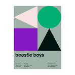 Beastie Boys 1981 // Purple (Paper Print: 16"W x 22"H)