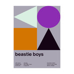 Beastie Boys 1981 // Orange (Canvas Print: 36"W x 48"H)