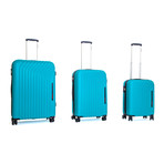 Cielo Hardshell Trolley // Set of 3 // Turquoise