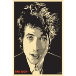 The Icon: Bob Dylan // Joshua Budich (18"W x 26"H x 0.75"D)