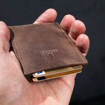 Card Wallet (Grey +Tan)