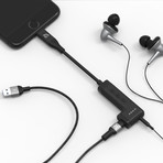 iLinio // Lightning + AUX Adapter (Black)