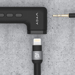 iLinio // Lightning + AUX Adapter (Black)