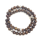 The Quintessential // Bronzite + White Gold (Petite)