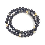 The Quintessential // Golden Obsidian + Gold (Petite)