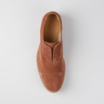 Baily Laceless Cap-Toe Oxford // Brandy (US: 8.5)