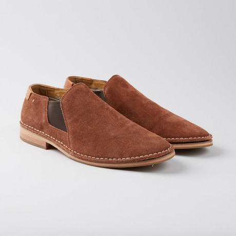 Hunter Low Suede Chelsea // Brandy (US: 8)
