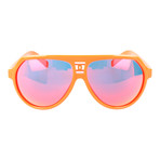 Unisex Hudson Sunglasses // Shiny Orange
