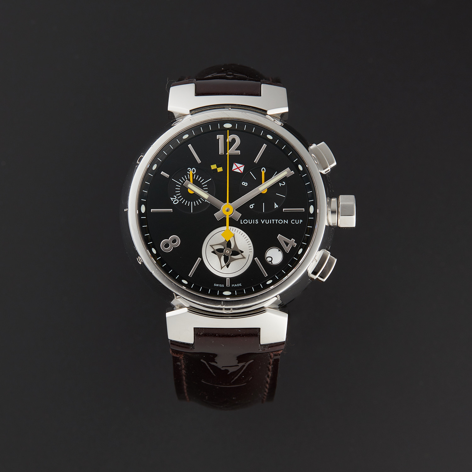 Louis Vuitton Tambour Chronograph Quartz // Q11BG // Pre-Owned - Fine Swiss  watches - Touch of Modern