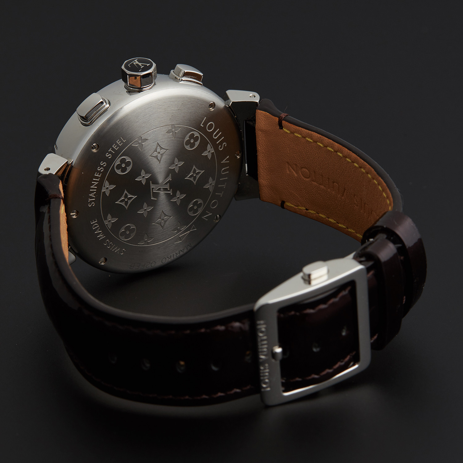 Louis Vuitton Tambour Chronograph Quartz // Q11BG // Pre-Owned