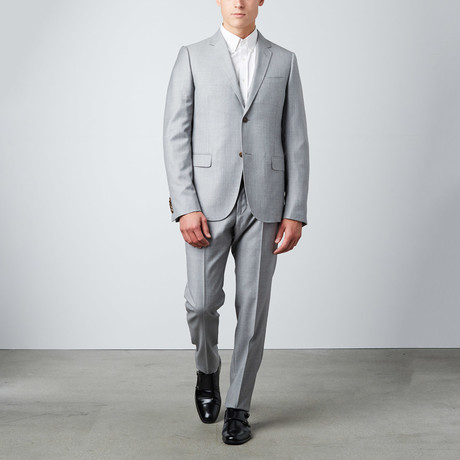 Solid Monaco Suit // Light Grey (Euro: 48)
