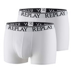 Fly-Less Boxer Brief // White // 2-Pack (S)