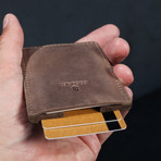 Card Wallet (Grey +Tan)