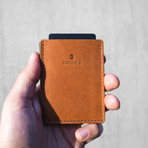 Card Wallet (Grey +Tan)