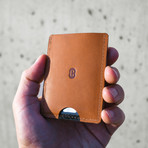 Card Wallet (Grey +Tan)