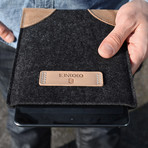 Classic iPad Sleeve // Grey + Natural (iPad Mini)