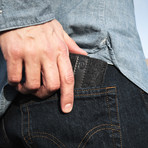 Classic iPhone Sleeve // Grey + Black (iPhone 6/6S/7)